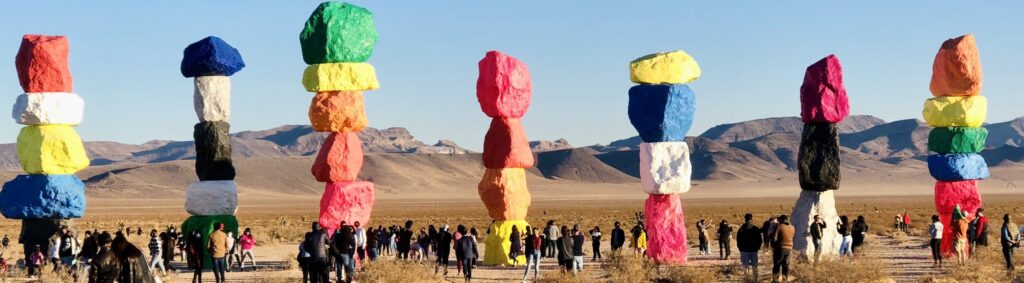 A photo of a local Las Vegas attraction signifying increased social connection and feeling better.