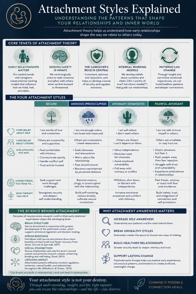 What does attachment style mean? Understanding anxious, avoidant, fearful, and secure attachment